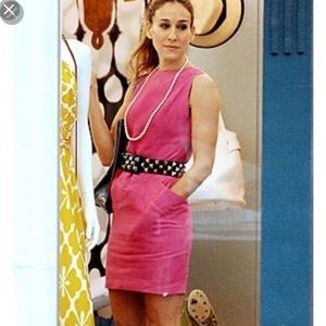 Black studded belt - size S